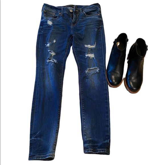 3 for $33 Express distressed skinny jeans size 2P
